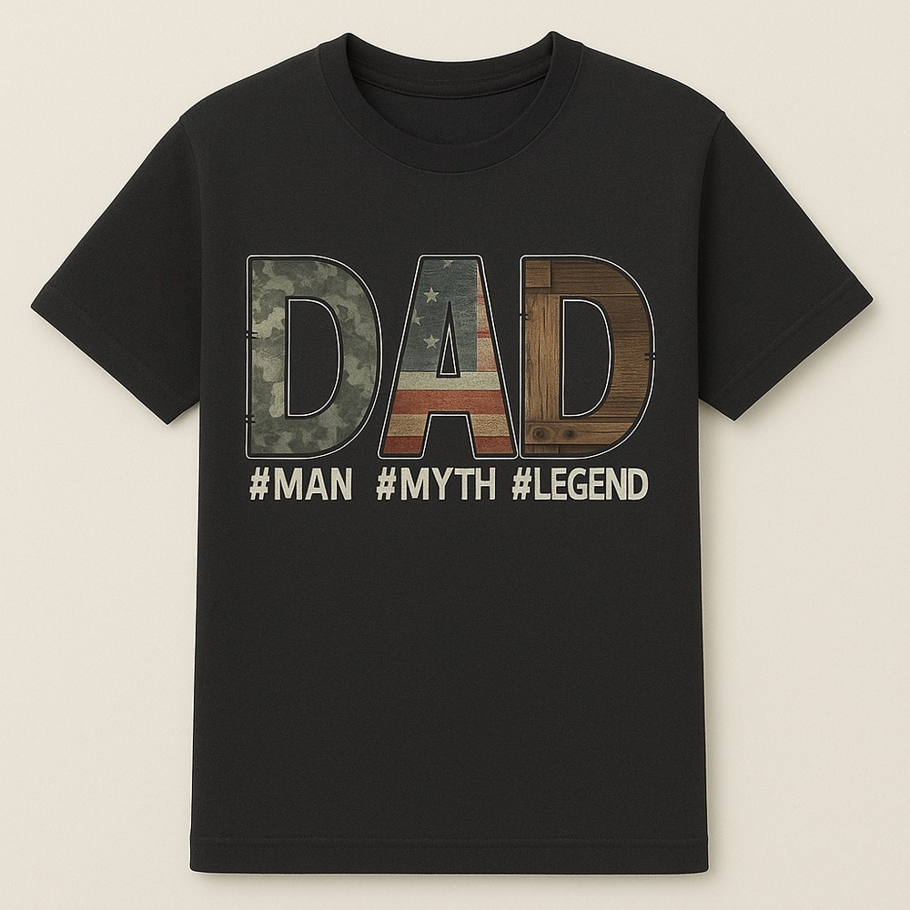 Black DAD‎ Tshirt